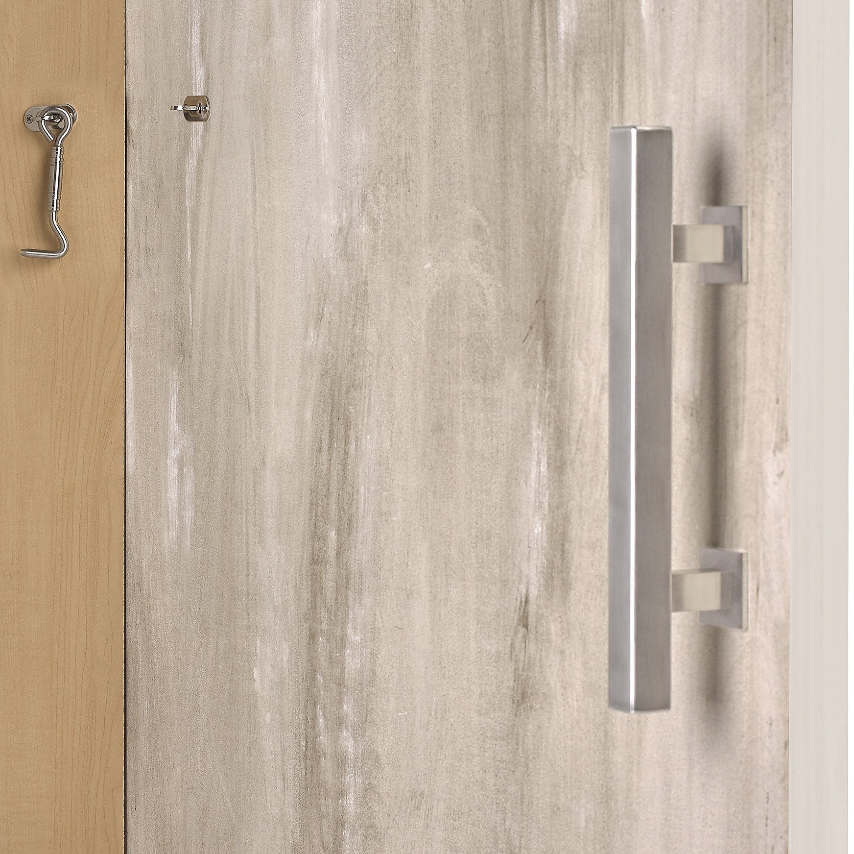 stainless steel sliding barn door cabin hook latch | MJC & COMPANY