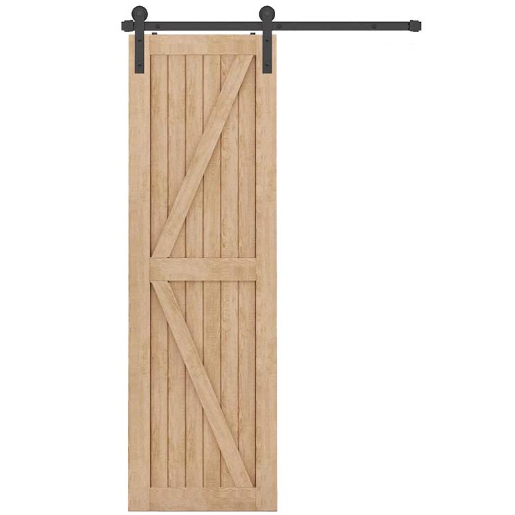modern black single sliding barn door hardware kit | MJC & COMPANY