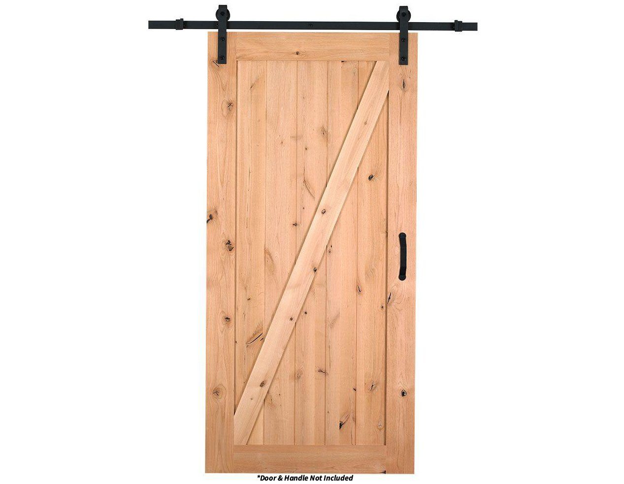 heavy duty classic sliding barn door hardware kit - mjc & company